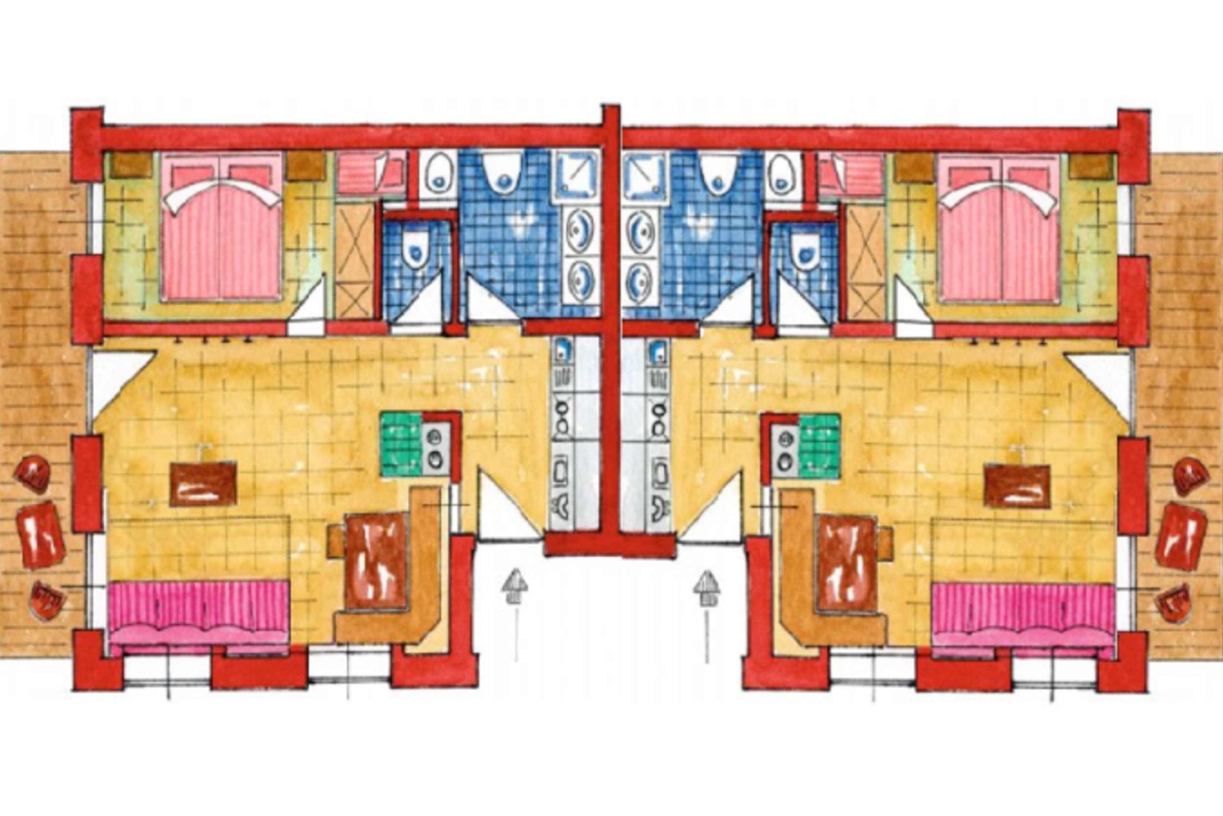 Typ F - "Family Combo"-Appartement - Bild 1